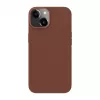 Evelatus Apple iPhone 14 Echtleren hoesje met MagSafe Bruin