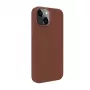 Evelatus Apple iPhone 14 Echtleren hoesje met MagSafe Bruin