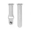 Evelatus Apple Watch 38/40/41mm Siliconen Loop Horlogebandje (110mm S/M) wit