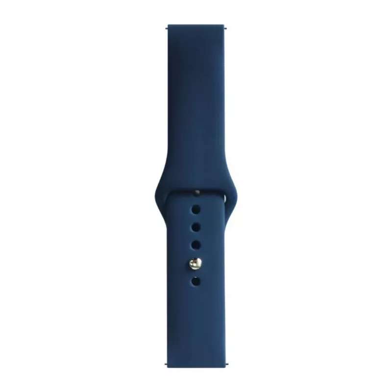 Evelatus 20mm Siliconen Loop Armband (S/M 110mm) blauw