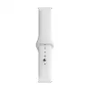 Evelatus 20mm Siliconen Loop Horlogeband (S/M 110mm) wit