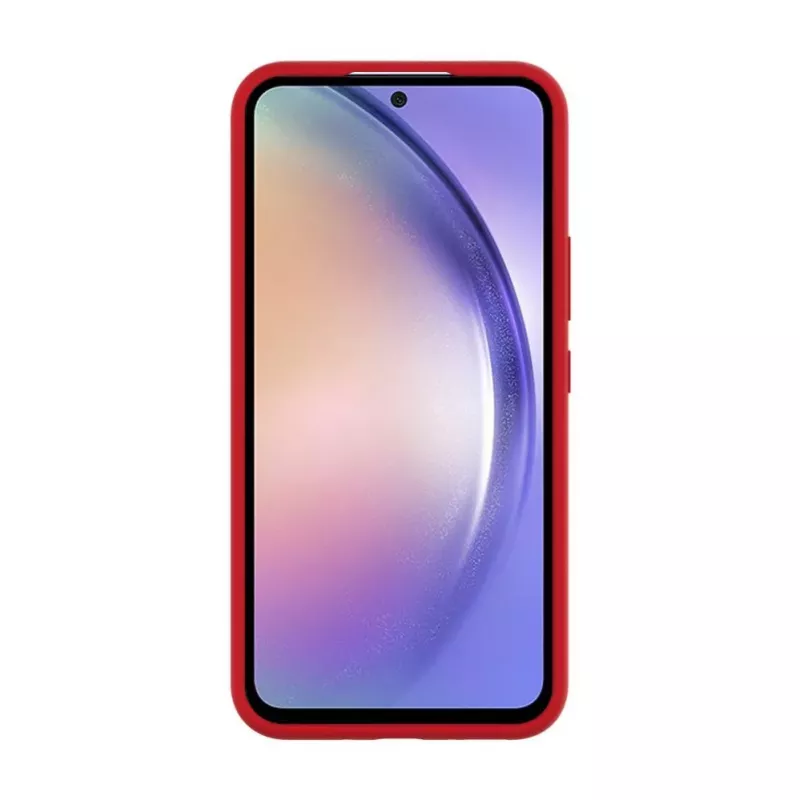 Evelatus Samsung Galaxy A54 Premium Soft Touch Siliconen Case rood