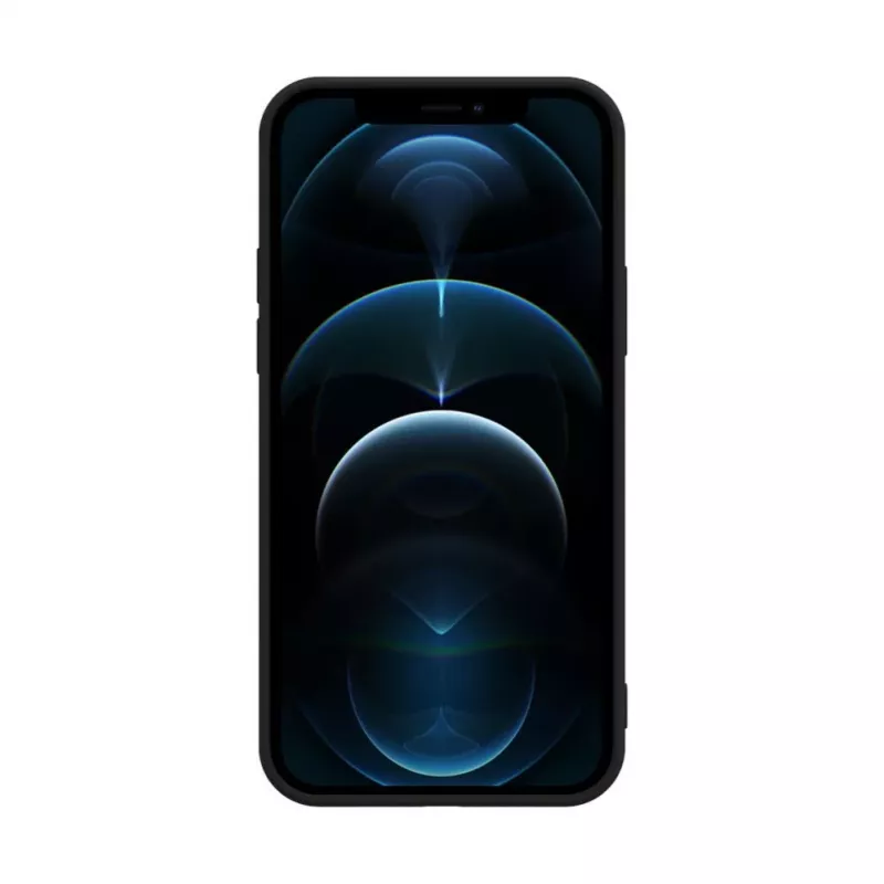 iLike Apple iPhone 12 Pro Max Nano Siliconen hoesje Zwart