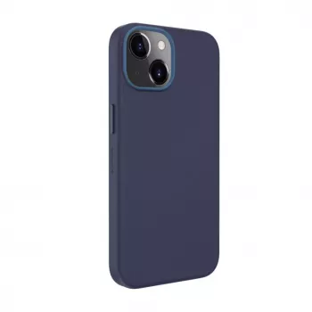 Evelatus Apple iPhone 13 Premium MagSafe Soft Touch Siliconen Case blauw