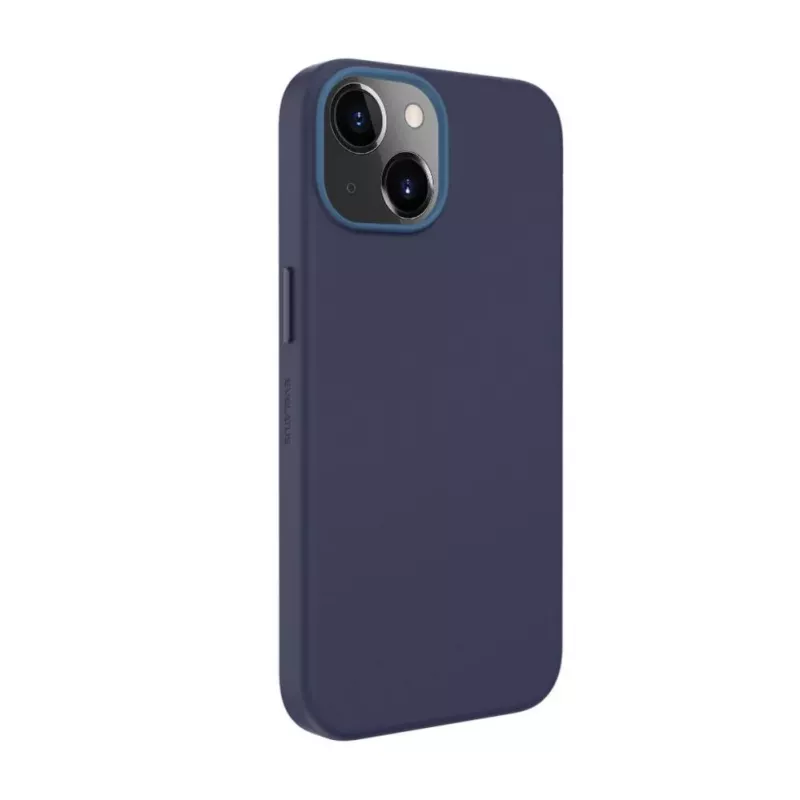 Evelatus Apple iPhone 13 Premium MagSafe Soft Touch Siliconen Case blauw