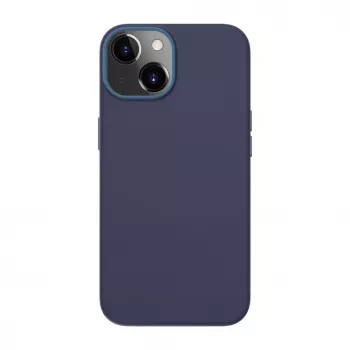 Evelatus Apple iPhone 13 Premium MagSafe Soft Touch Siliconen Case blauw