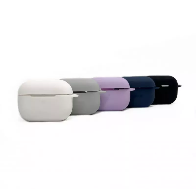 Evelatus Apple AirPods 3 Siliconen hoesje zwart