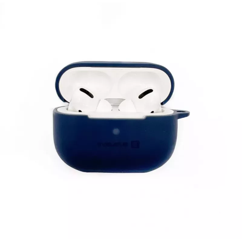 Evelatus Apple AirPods Pro 2 siliconen hoesje blauw
