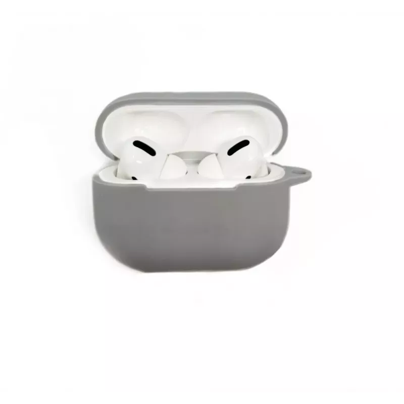 Evelatus Apple AirPods Pro 2 siliconen hoesje zilver