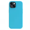 Evelatus Apple iPhone 15 Premium Soft Touch siliconen hoesje cyaanblauw