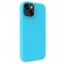 Evelatus Apple iPhone 15 Premium Soft Touch siliconen hoesje cyaanblauw
