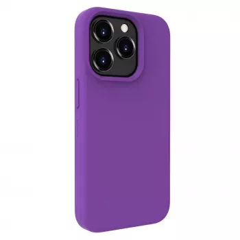 Evelatus Apple iPhone 15 Pro Premium Soft Touch silicone case diep paars