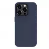 Evelatus Apple iPhone 15 Pro Premium Soft Touch siliconen hoesje middernachtblauw