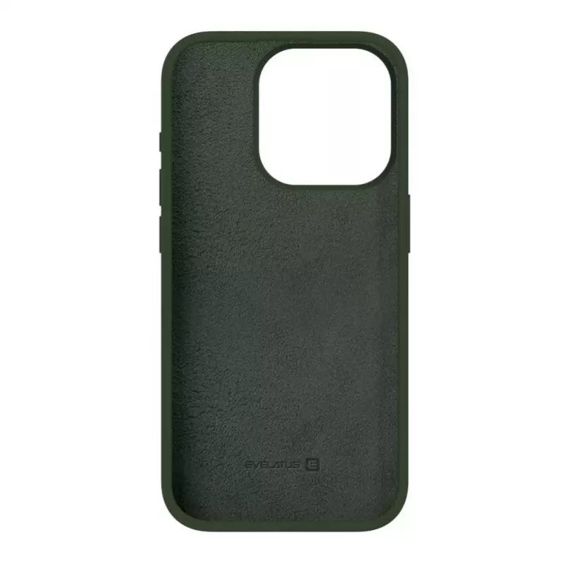 Evelatus Apple iPhone 15 Pro Premium Soft Touch silicone case donker olijfgroen