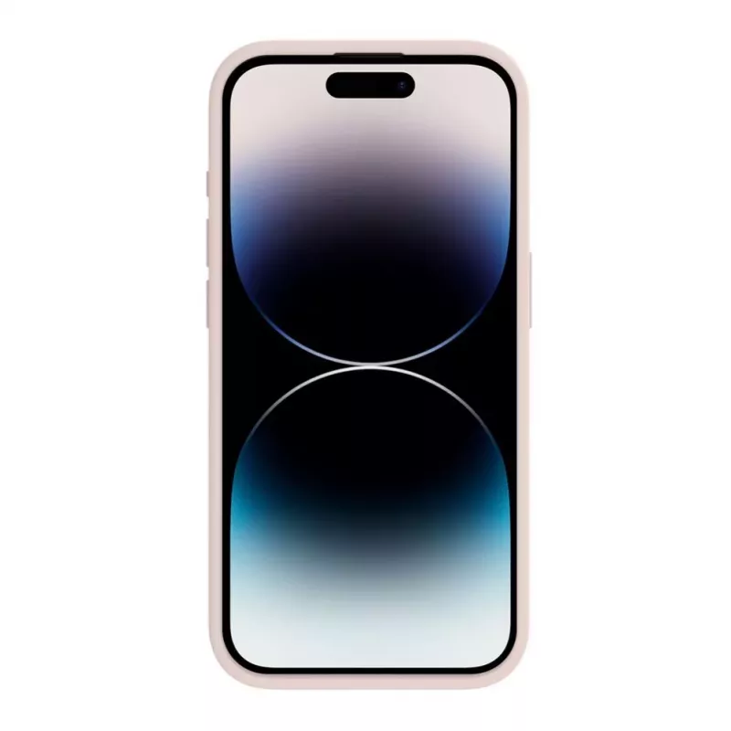 Evelatus Apple iPhone 15 Pro premium soft touch silicone hoesje Pink Sand