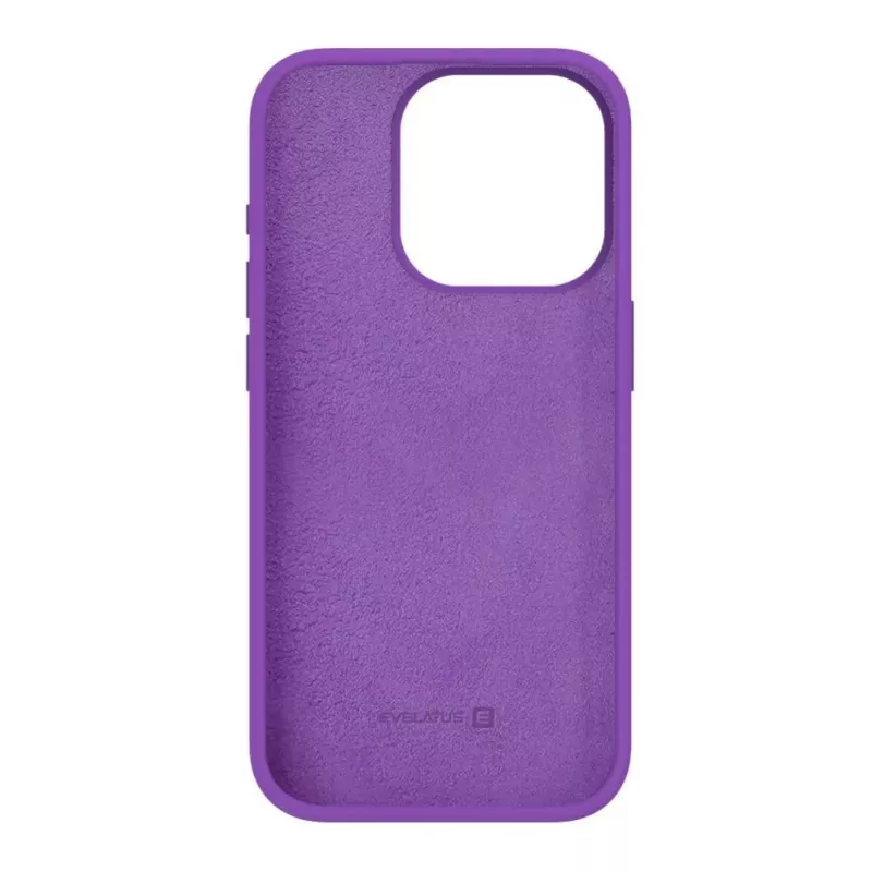 Evelatus Apple iPhone 15 Pro Max Premium Soft Touch silicone case diep paars