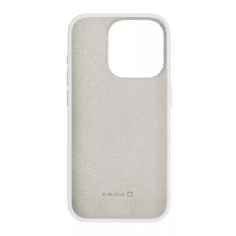 Evelatus Apple iPhone 15 Pro Max Premium Soft Touch siliconen hoesje wit