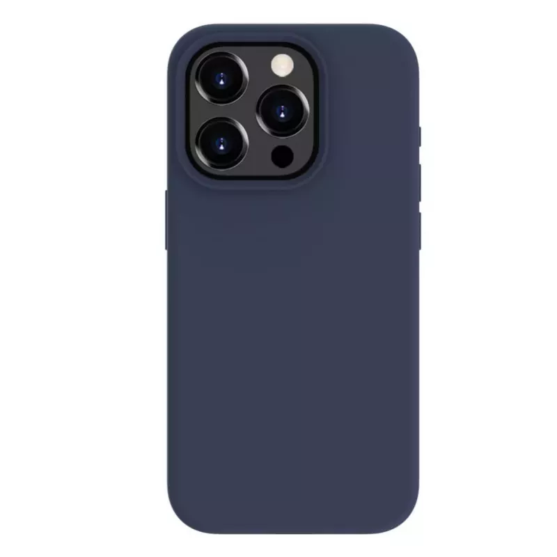 Evelatus Apple iPhone 15 Pro Max premium soft touch silicone hoesje Midnight Blue
