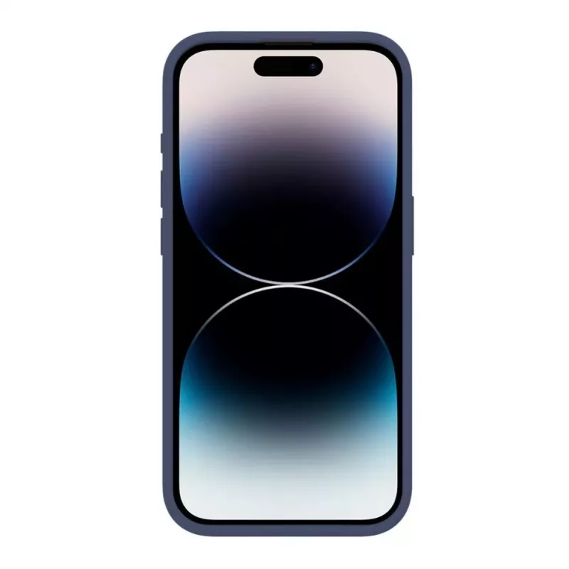Evelatus Apple iPhone 15 Pro Max premium soft touch silicone hoesje Midnight Blue