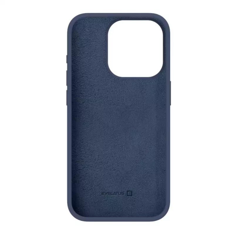 Evelatus Apple iPhone 15 Pro Max premium soft touch silicone hoesje Midnight Blue