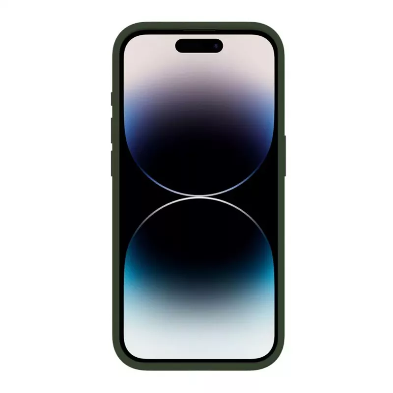 Evelatus Apple iPhone 15 Pro Max Premium Soft Touch silicone case donker olijfgroen