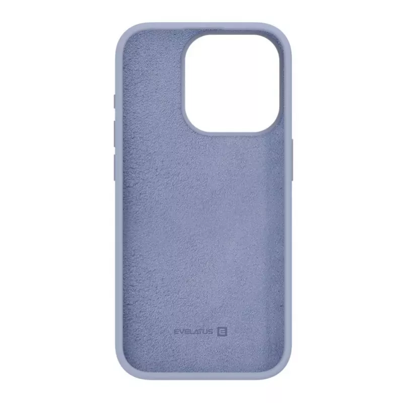 Evelatus Apple iPhone 15 Pro Max Premium Soft Touch silicone case lavendelgrijs