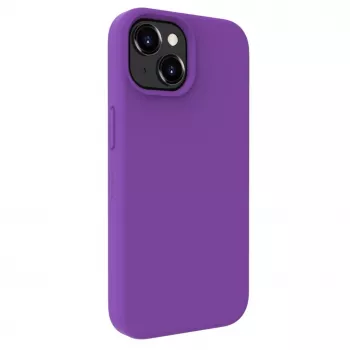 Evelatus Apple iPhone 15 Premium MagSafe Soft Touch silicone case diep paars