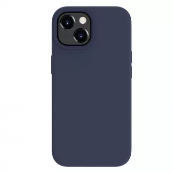 Evelatus Apple iPhone 15 premium MagSafe soft touch silicone hoesje Midnight Blue