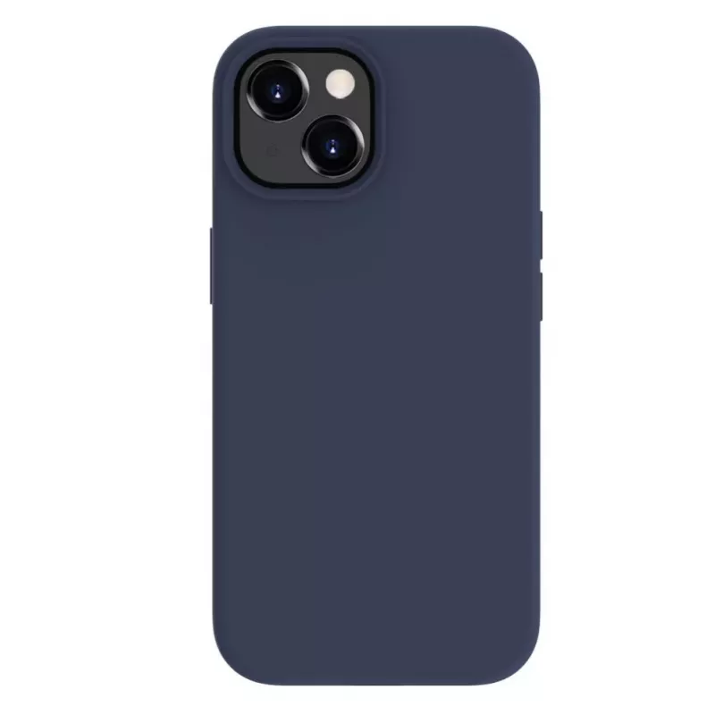 Evelatus Apple iPhone 15 premium MagSafe soft touch silicone hoesje Midnight Blue