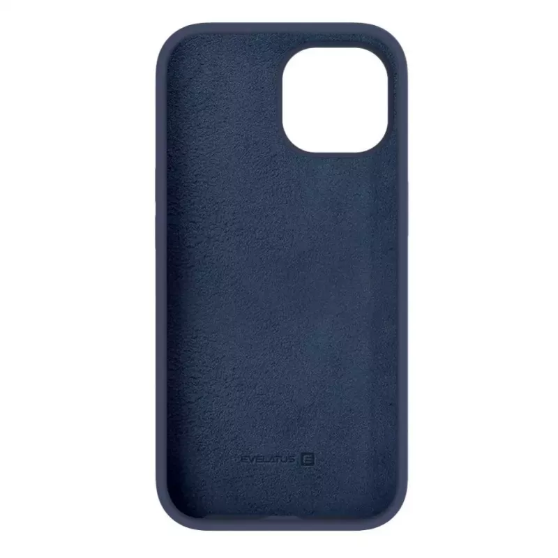 Evelatus Apple iPhone 15 premium MagSafe soft touch silicone hoesje Midnight Blue