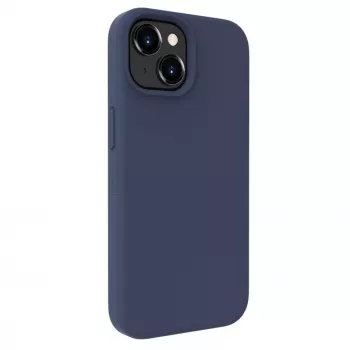 Evelatus Apple iPhone 15 premium MagSafe soft touch silicone hoesje Midnight Blue