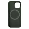 Evelatus Apple iPhone 15 Premium MagSafe Soft Touch silicone case donker olijfgroen