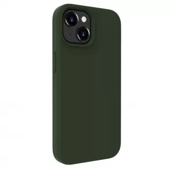 Evelatus Apple iPhone 15 Premium MagSafe Soft Touch silicone case donker olijfgroen
