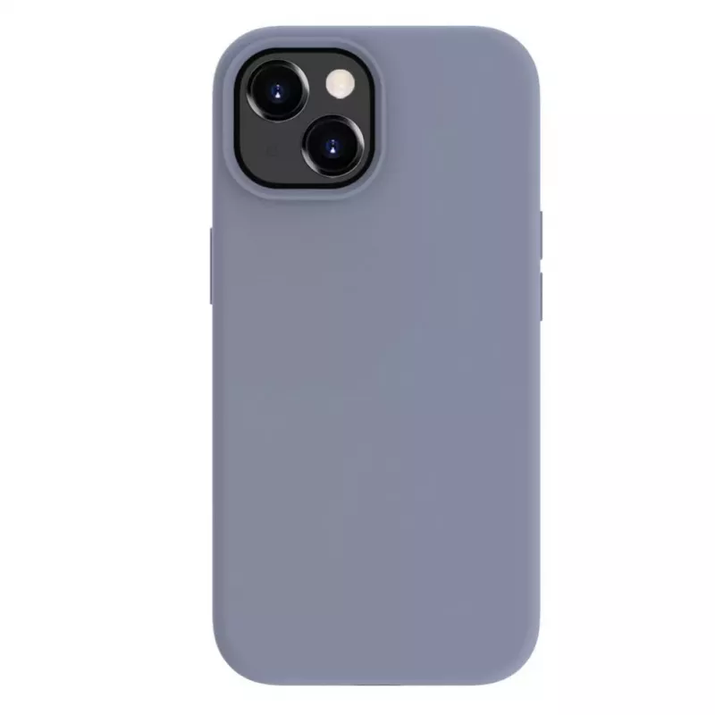 Evelatus Apple iPhone 15 Premium MagSafe Soft Touch silicone case lavendelgrijs