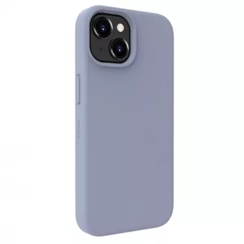 Evelatus Apple iPhone 15 Premium MagSafe Soft Touch silicone case lavendelgrijs