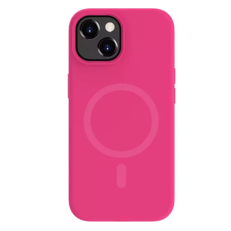Evelatus Apple iPhone 15 Plus Premium MagSafe Soft Touch silicone case roze