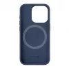 Evelatus Apple iPhone 15 Pro premium MagSafe soft touch silicone hoesje Midnight Blue