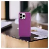 Evelatus Apple iPhone 15 Pro Max Premium MagSafe Soft Touch silicone hoesje diep paars