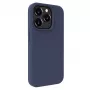 Evelatus Apple iPhone 15 Pro Max Premium MagSafe Soft Touch silicone hoesje middernachtblauw