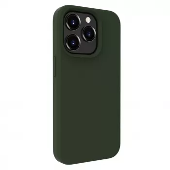 Evelatus Apple iPhone 15 Pro Max Premium MagSafe Soft Touch silicone hoesje donkergroen