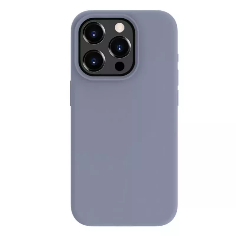 Evelatus Apple iPhone 15 Pro Max Premium MagSafe Soft Touch silicone hoesje lavendelgrijs