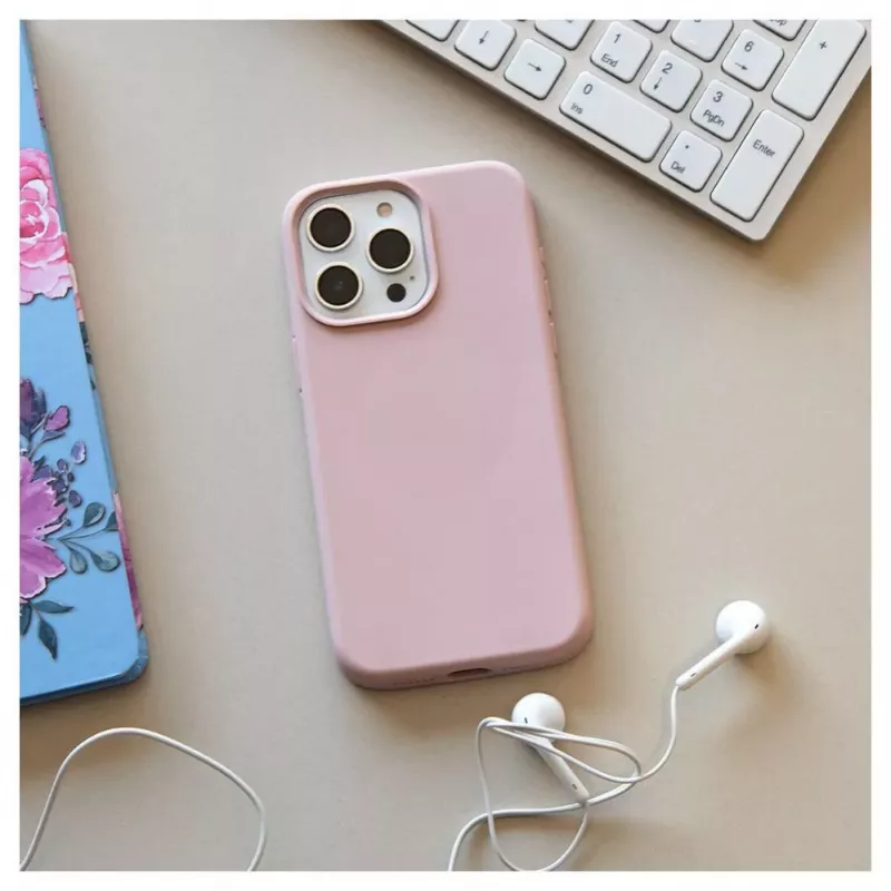 Evelatus Apple iPhone 15 Pro Max Premium MagSafe Soft Touch silicone hoesje roze zand