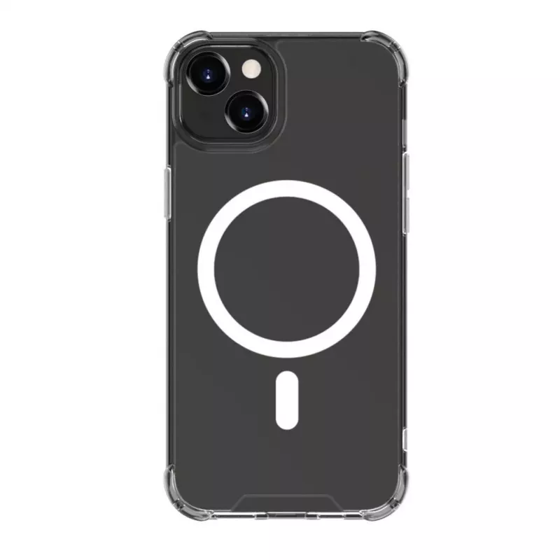 Evelatus Apple iPhone 15 schokbestendig hoesje met MagSafe transparant