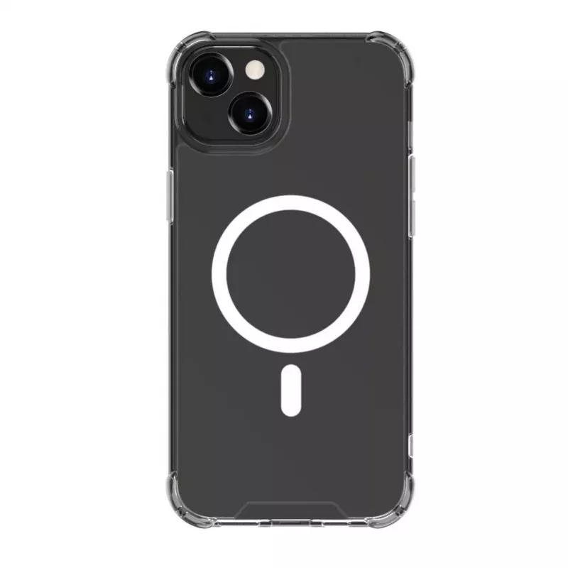 Evelatus Apple iPhone 15 Plus schokbestendig hoesje met MagSafe transparant