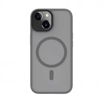 Evelatus Apple iPhone 15 hybride hoesje met MagSafe PC+TPU zilver