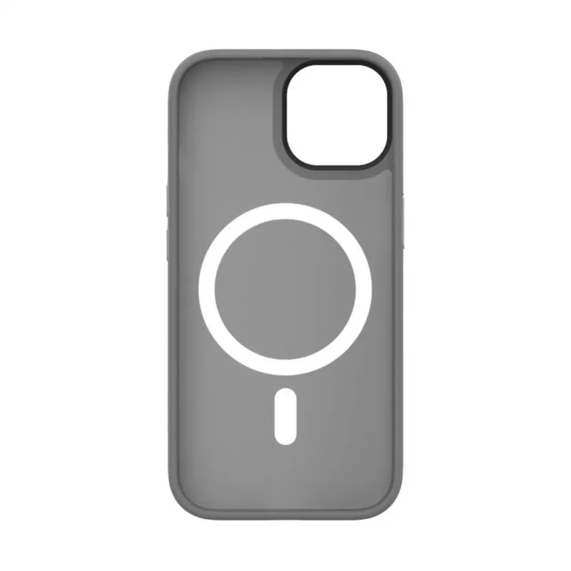 Evelatus Apple iPhone 15 hybride hoesje met MagSafe PC+TPU zilver