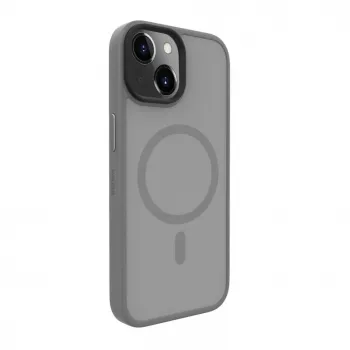Evelatus Apple iPhone 15 hybride hoesje met MagSafe PC+TPU zilver