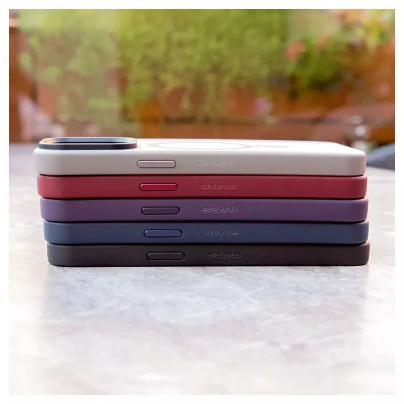 Evelatus Apple iPhone 15 Plus hybride hoesje met MagSafe PC+TPU zwart