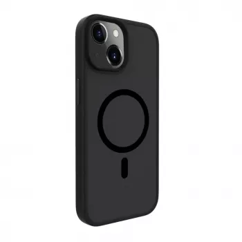 Evelatus Apple iPhone 15 Plus hybride hoesje met MagSafe PC+TPU zwart