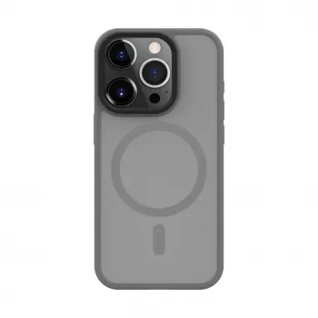 Evelatus Apple iPhone 15 Pro hybride hoesje met MagSafe PC+TPU zilver
